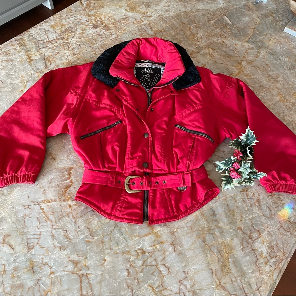 Nils Technical Fashionable Ski/Snowboard/Winter Red Jacket 12